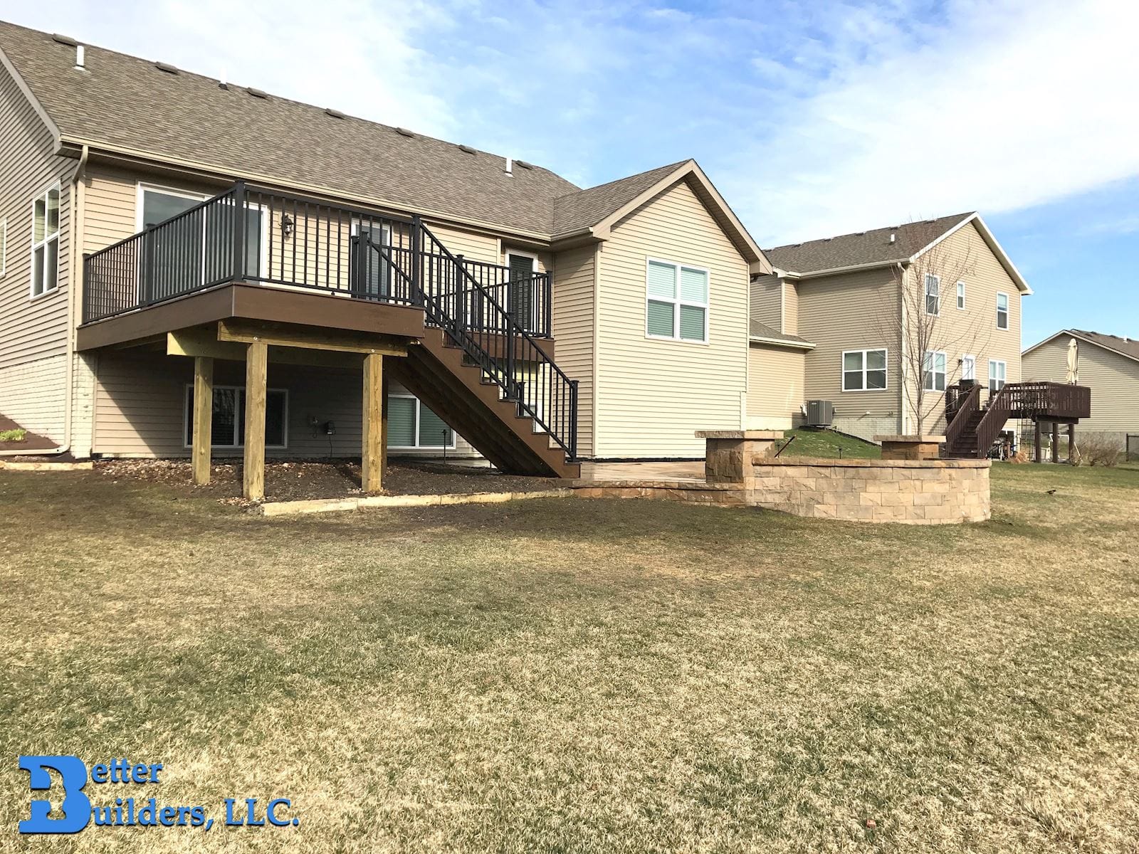 Stair and Deck Project in West Des Moines, IA Better Builders